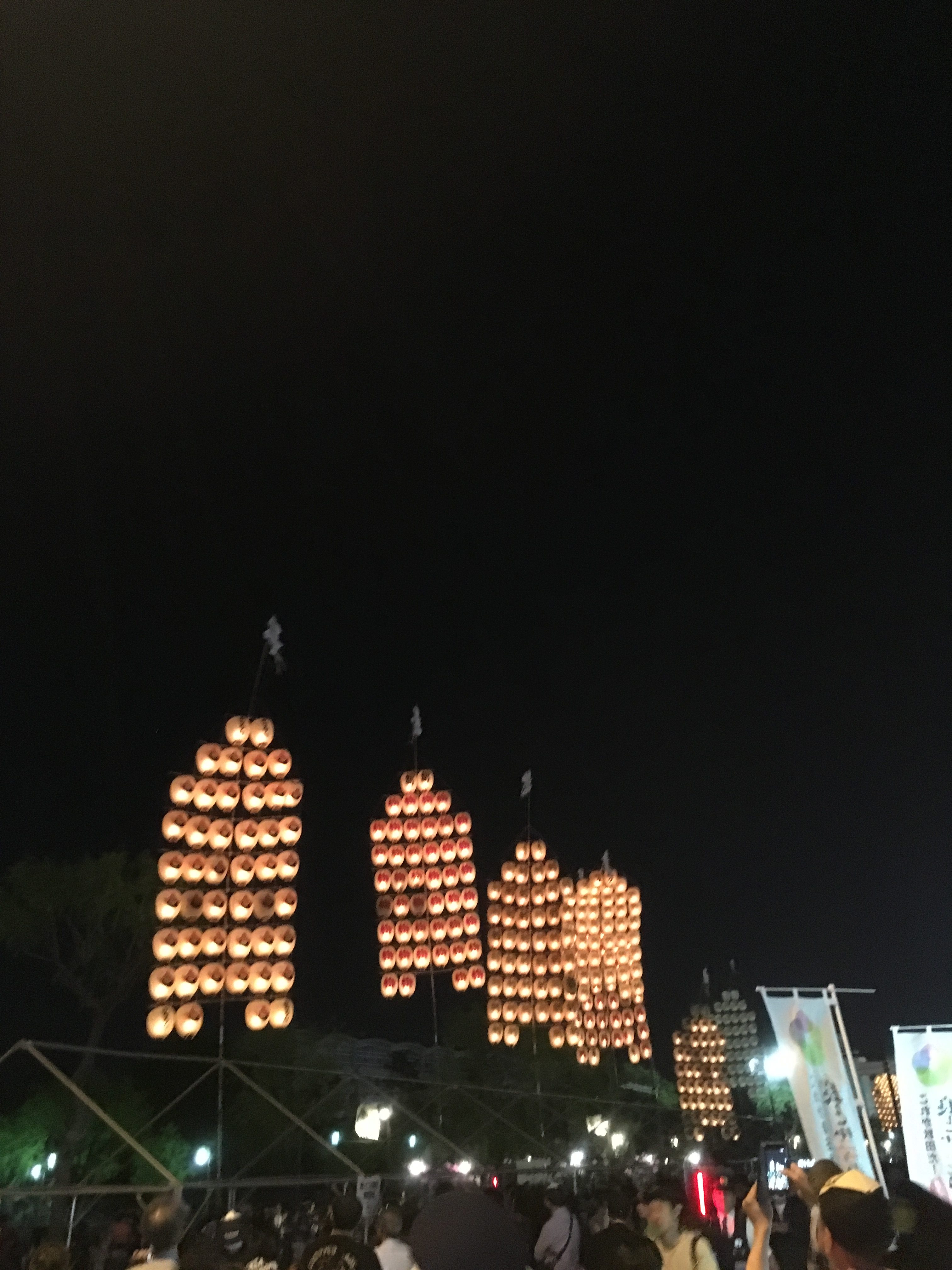 フライング竿燈の画像