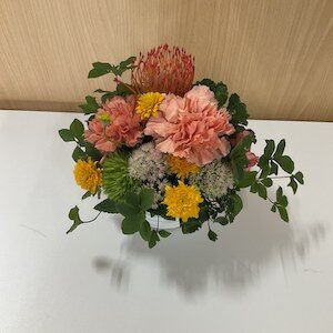フラワーアレンジメント 秋田市 歯医者 港町歯科クリニック 土崎駅近く