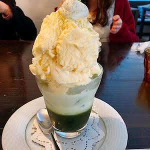 抹茶フロート の画像