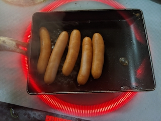美味しいウインナーの焼き方の画像