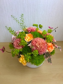 フラワーアレンジメントの画像