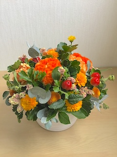 フラワーアレンジメントの画像
